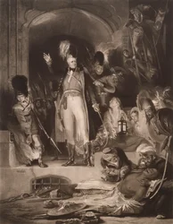 Sir David Baird ontdekt het lichaam van Tipu Sultan