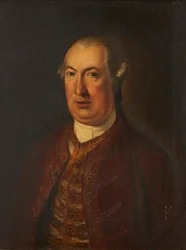 Halflang Portret van een Heer in een Geborduurde Jas en Vest