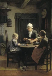 Bij oma