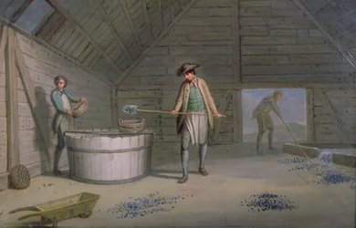 Loodmijnbouw bij Leadmills, het wassen en zeven van het lood