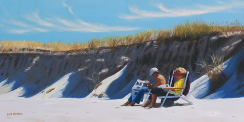 Duinvriendjes, 2017 (olieverf op doek)