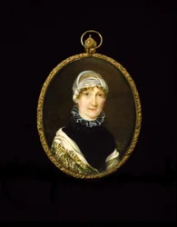 Portret van mevrouw Jonathan Bates