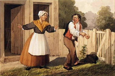 De dronken echtgenoot, ca. 1818