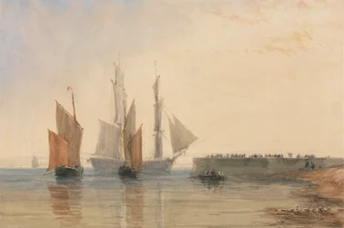 Ingang van de Haven van Calais