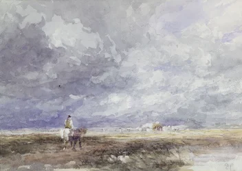 Op weg naar het hooiveld, c.1855