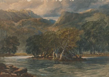 Aan de rivier de Conway, Noord-Wales