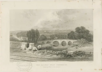 Penkridge Stad - Spoorweg en Bull Brug
