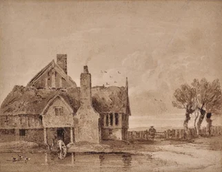 Studie van een boerderij