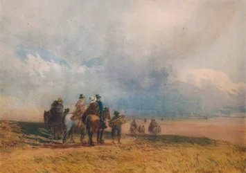 De Oversteek van de Zanden, Ulverston, ca. 1834