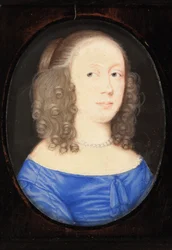 Een dame genaamd Elizabeth Vere, gravin van Clare, 1653