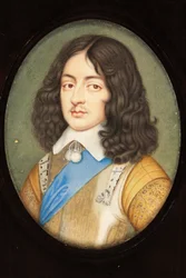 Karel II als jonge man