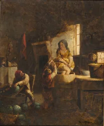 Koolmaken, ca. 1859