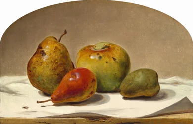 Drie peren en een appel