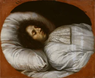 Karel XI (1655–1697), koning van Zweden, paltsgraaf van Zweibrücken, op zijn sterfbed, 1697
