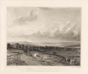 Hampstead Heath, Harrow in de verte