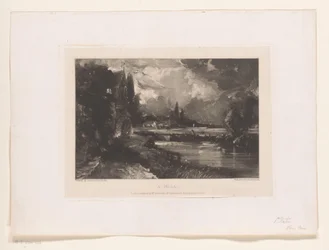 Landschap met een watermolen (A Mill)