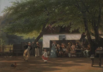 Een koffiepauze in het huis van een jachtopziener