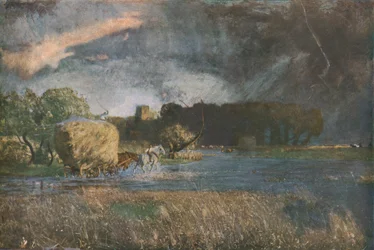 Een Hampshire hooien