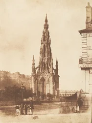 Edinburgh. Het Scott Monument, 1843-47