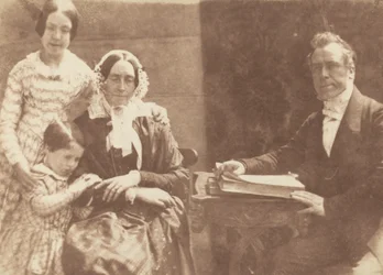 Dominee Ebenezer Miller en familie