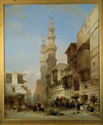 Caïro, Metwaley-Gate ... (schilderij op doek)