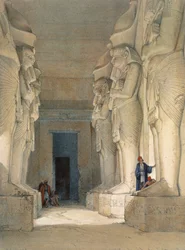 Opgegraven tempel van Gyrshe, Nubië