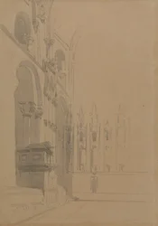 Het interieur van de kathedraal van Durham