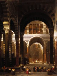 Interieur van de kathedraal, Pisa) door David Roberts, RA