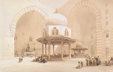 Moskee van Sultan Hassan, 1848