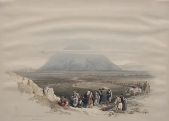 Berg Tabor vanaf de Vlakte van Esdraelon