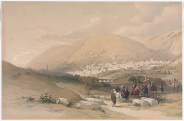 Nablus Oud-Sichem, 1839