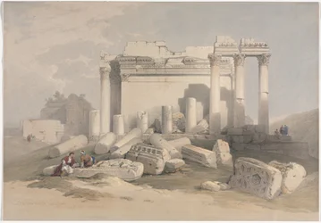 Ruïnes van de Oostelijke Portiek van de Tempel van Baalbek