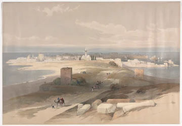 Sur of Tsor, Oud Tyrus vanaf de Landengte