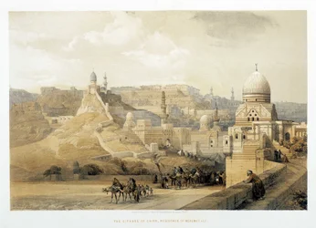 De Citadel van Caïro, Paleis van Mehemet Ali in “Het Heilige Land”, Londen 1849.
