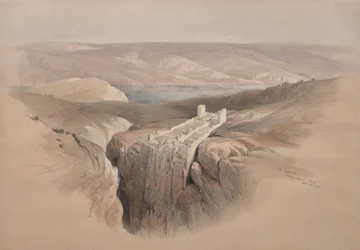 De Dode Zee richting Moab, 1839