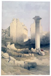 De Dromos of Centrale Hal van de Grote Tempel van Amon, Karnak