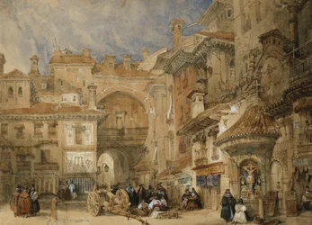 De Poort van de Viva Rambla, Granada, 1834