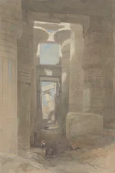 De Grote Tempel van Amon in Karnak, de Hypostylezaal