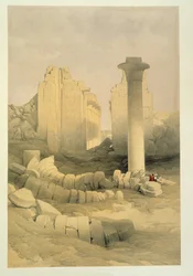 De grote tempel van Karnak