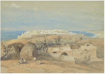 Uitzicht op Jaffa, kijkend naar het noorden