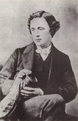 Lewis Carroll, Engels schrijver (z/w foto)
