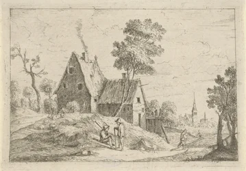 Landschap met een woning
