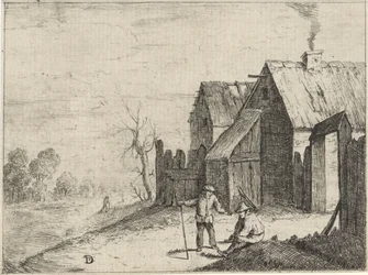 Twee boeren in gesprek