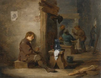 Rokende en drinkende boeren