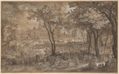 Venetiaans Feest in een Kasteeltuin