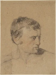 Studie voor koning Alfred in het huisje van de koeherder