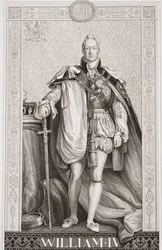 William IV (1765-1837) uit `Illustrations of English and Scottish History