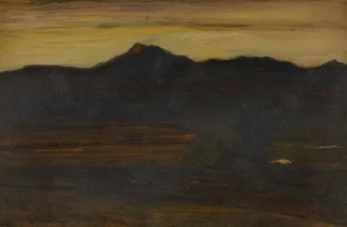 Ben Ledi, zonsondergang