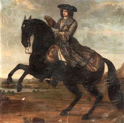 Ruiterportret van Karel XI van Zweden (1655-1697)