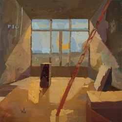 Musée des Aigles Modernes 14, 2023 (olieverf op linnen)